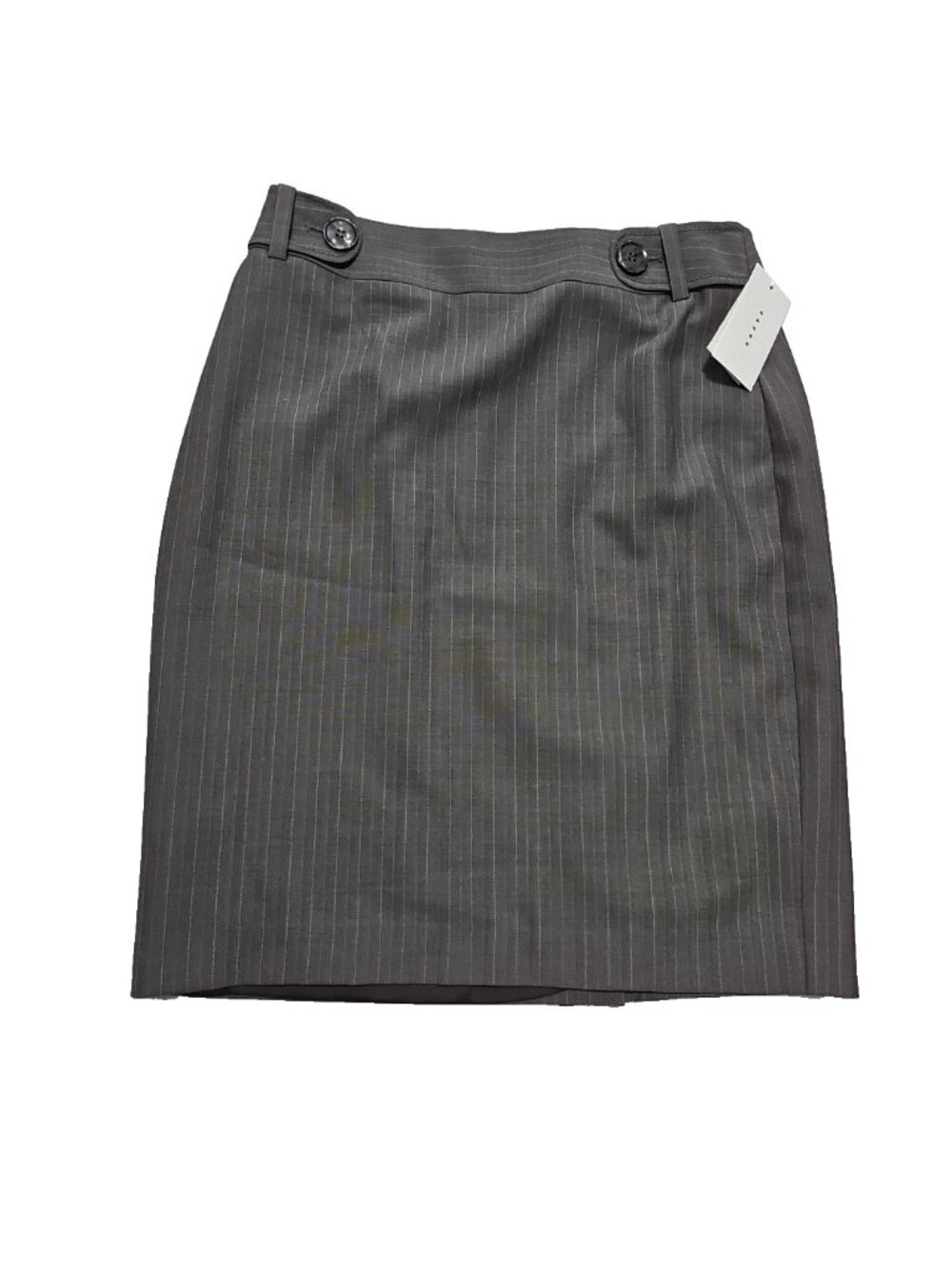 FINAL MARKDOWN The Limited Pinstripe Skirt Size 6 Gray